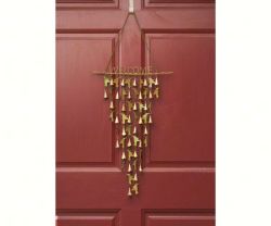 Hummingbird Welcome Shimmering Bells Hanging