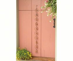 Circles w/Bells Flamed Hanging Ornaments