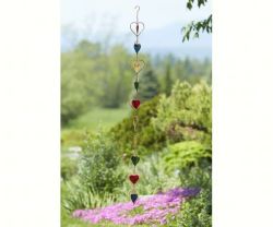 Hearts Multicolor Hanging Ornament