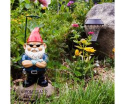 Gnomeland Security Garden Gnome
